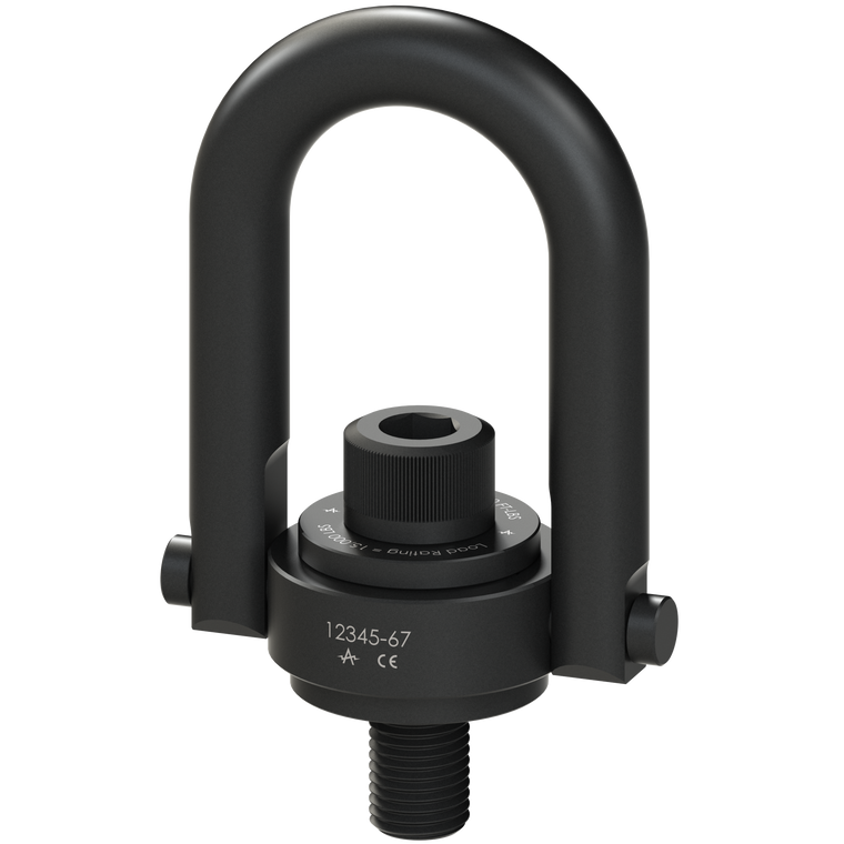 ADB Safety Engineered 1,000 lb. Black Oxide Hoist Ring, 23053
