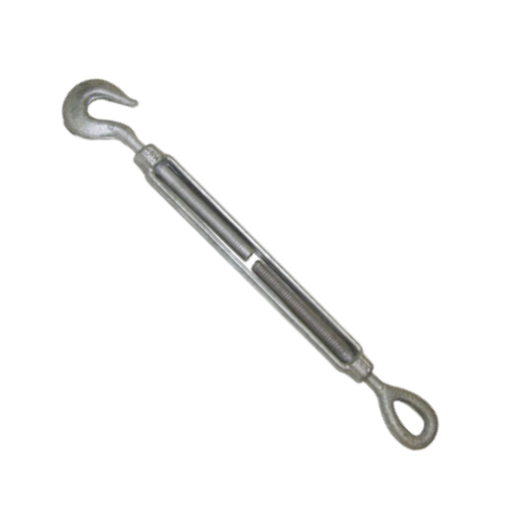 CM 1,500 WLL - 1/2 x 9" Hook & Eye Galvanized Turnbuckle  (CM0809HE)