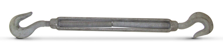 CM 400 WLL - 1/4 x 4" Hook & Hook Galvanized Turnbuckle (CM0404HH)