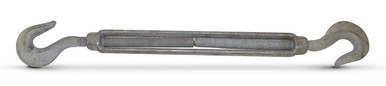 CM 5,000 WLL - 1x 12" Hook & Hook Galvanized Turnbuckle (CM1612HH)