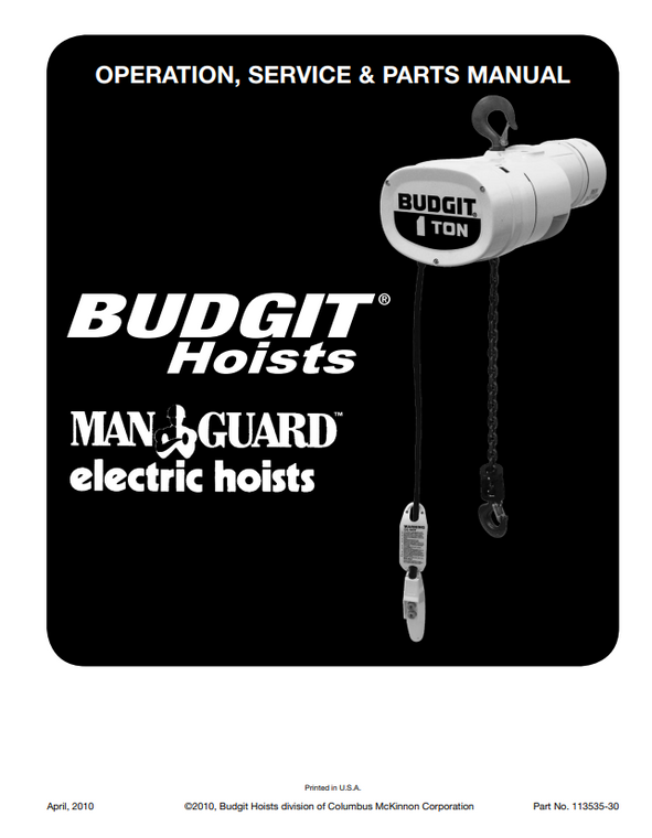 Budgit Manguard Brochure