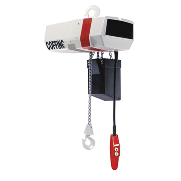 Coffing EC-V 1 Ton, Electric Chain Hoist, 24 fpm-VFD