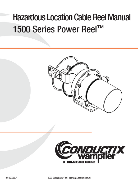 Conductix Series 1500 PowerReel Manual