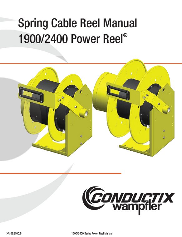 Conductix Series 1900 & 2400 PowerReel Manual