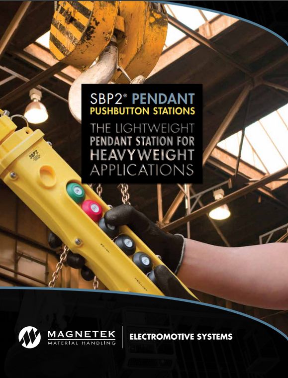 Magnetek SBP2 Pushbutton Pendant Station Brochure