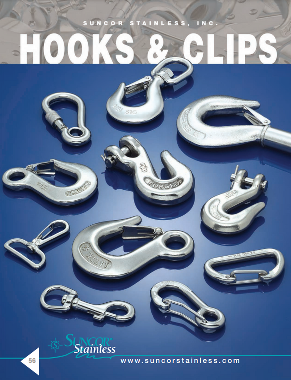 Suncor Stainless Hooks & Clips Brochure