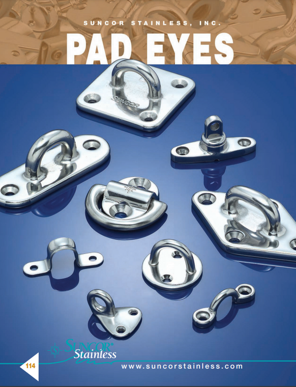 Suncor Stainless Pad Eyes Brochure