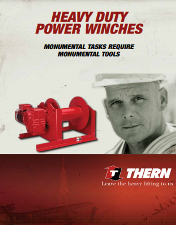 Thern 4WS / 4HS Series Power Winches Brochure