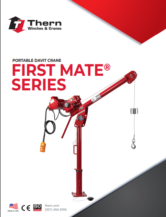 Thern First Mate Portable Davit Crane Brochure