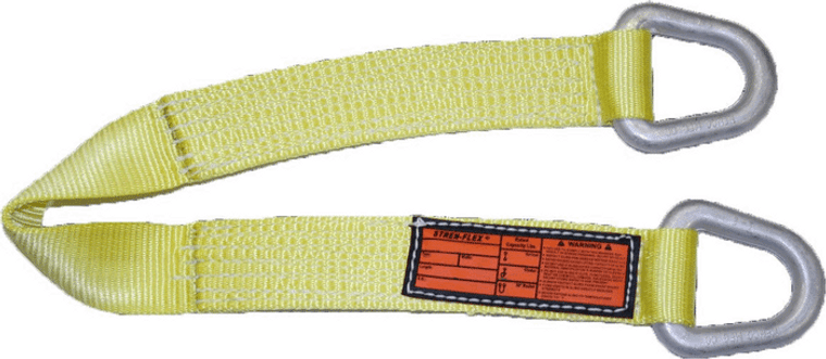 Stren-Flex - Nylon Aluminum Triangle Triangle Web Sling - Type 2 (1 Ply)