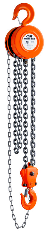 CM Series 622-A, 3 Ton Hand Chain Hoist