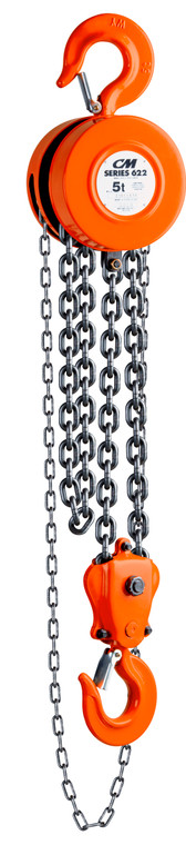CM Series 622-A, 5 Ton Hand Chain Hoist
