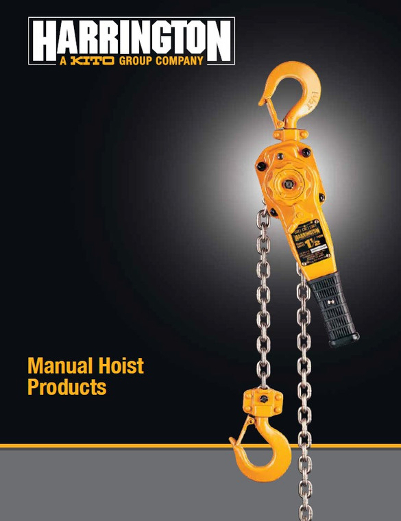 Harrington Manual Hoist Brochure Rev.3/2022