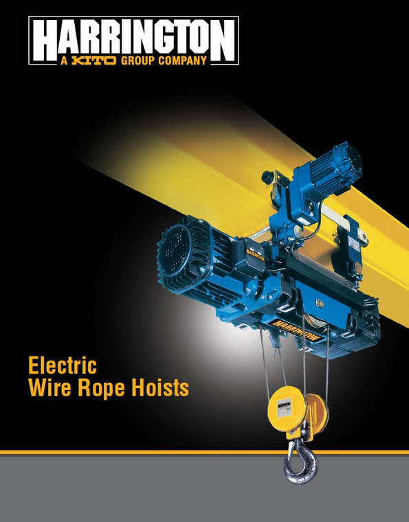 Harrington RH Wire Rope Hoist Brochure Rev.5/2019