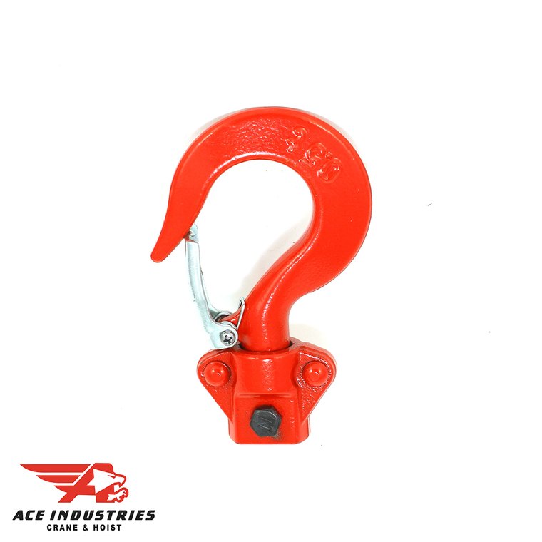 Harrington BTM Hook Assembly Shurloc 1/2 Ton - 6030501: a durable and reliable hook for lifting and rigging applications.