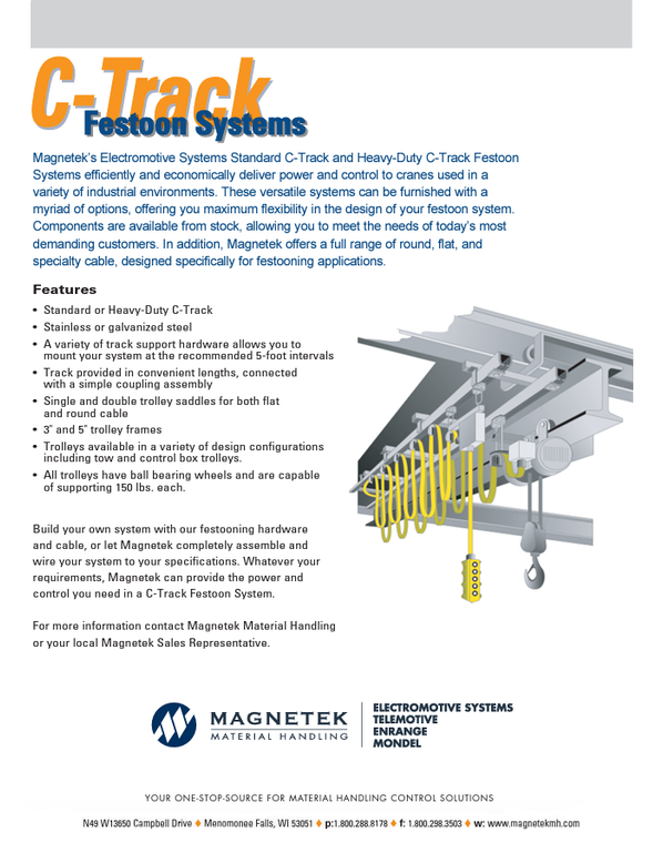 Magnetek C-Track Brochure