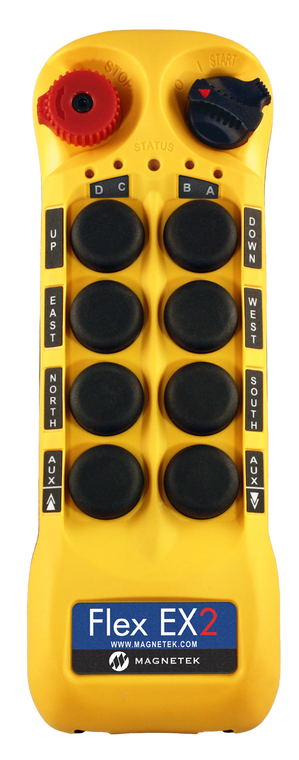 Magnetek Flex EX2 System 8 Button Transmitter