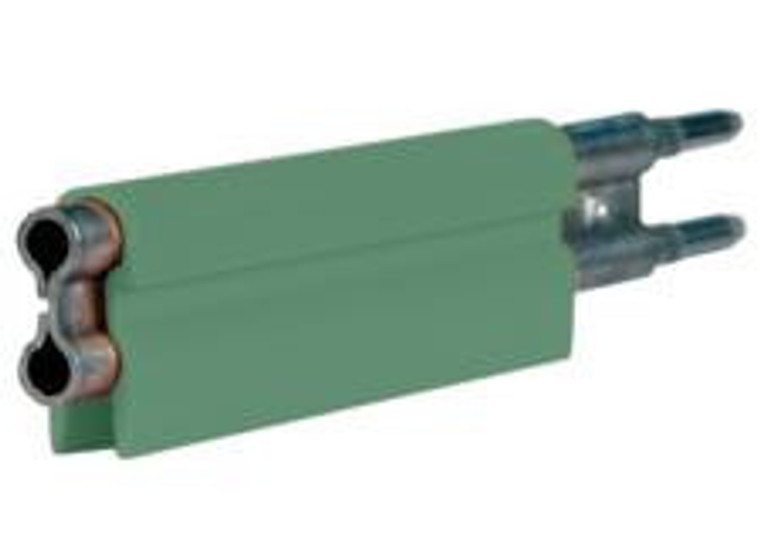 Conductix 8-Bar 10 ft. Conductor Bar, 110A, Galvanized Steel, Green PVC Cover