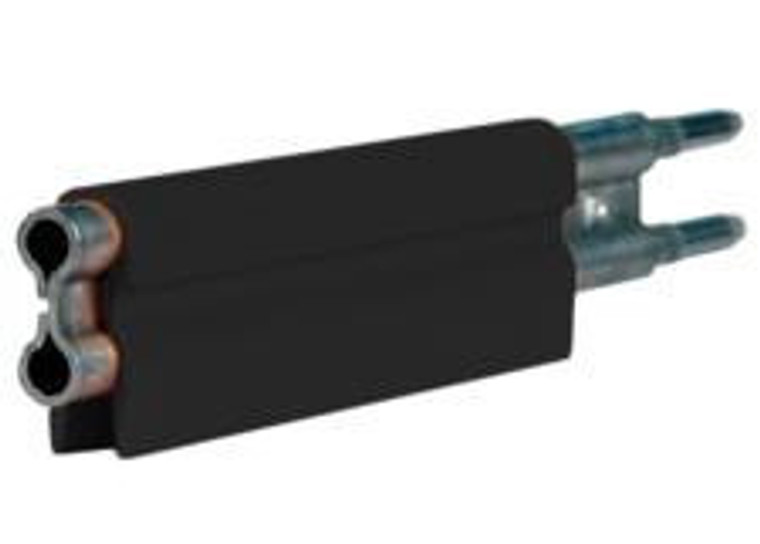 Conductix 8-Bar 10 ft. Conductor Bar, 110A, Galvanized Steel, Black UV Resistant PVC Cover