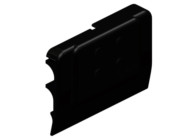 Conductix 8-Bar, Power Feed Component, Case Half, Black UV Resistant