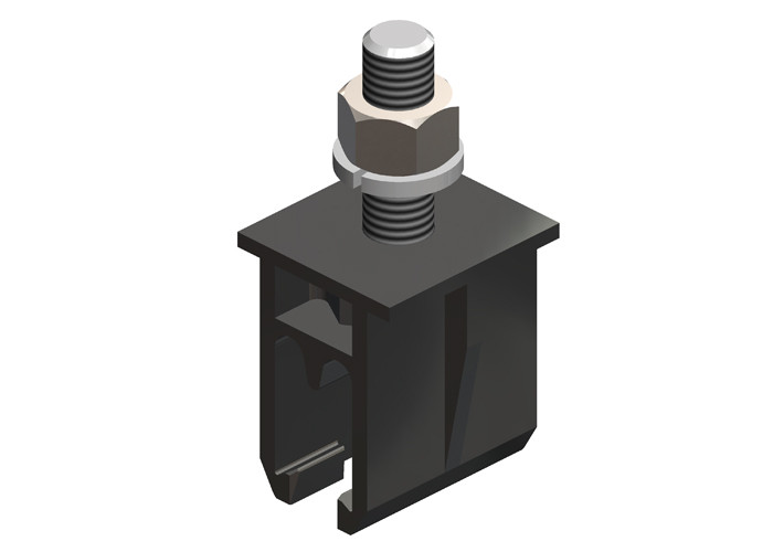 Conductix 8-Bar, Hanger Clamp, Black Polycarbonate, XA-23370