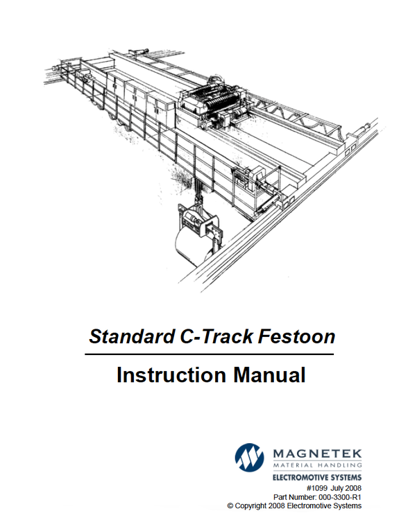 Magnetek Standard C-Track Festoon Manual