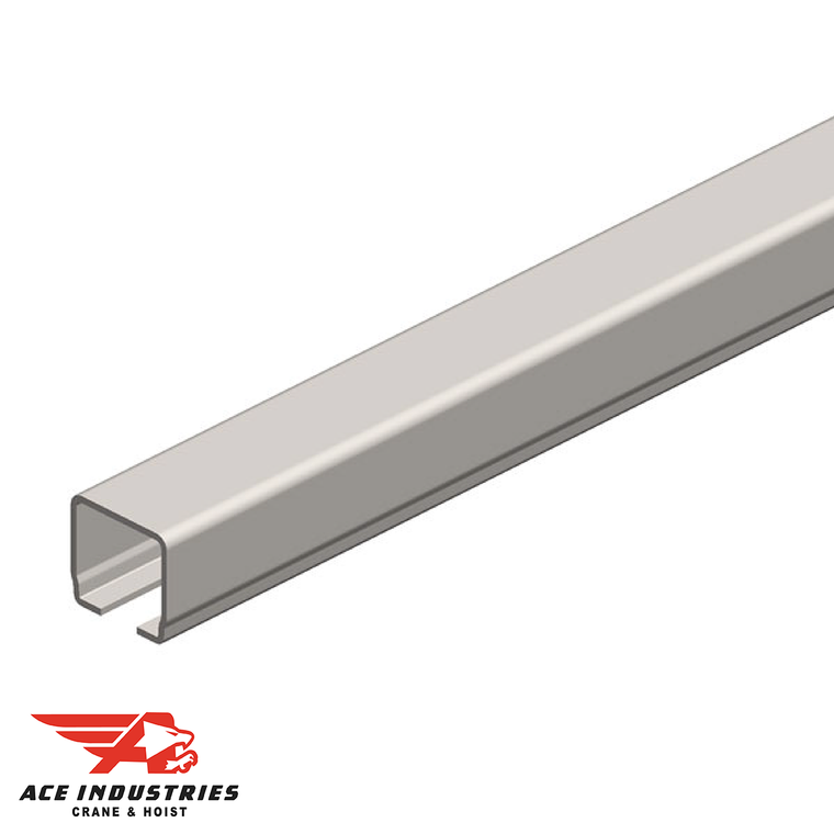 Conductix Standard Duty C-Track: Stainless Steel, 10FT Length. Corrosion-resistant festoon track for smooth cable movement in industrial applications.