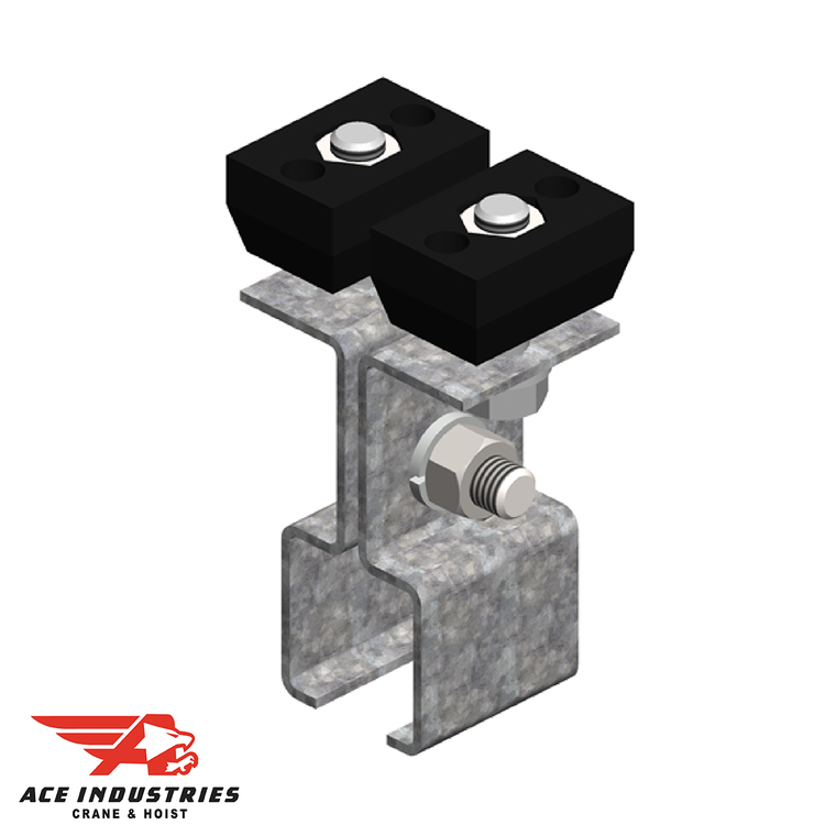 Conductix Standard Duty C-Track Hanger Bracket: Reliable support for festoon track systems in industrial applications.