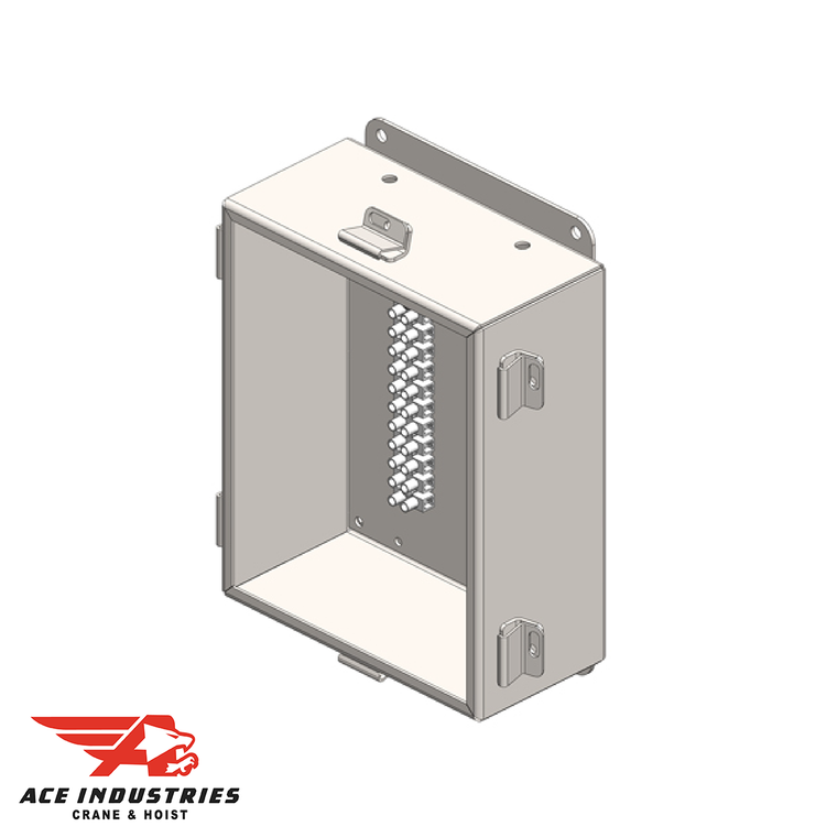 Conductix Junction Box: NEMA 4 enclosure with 24-Pole Control terminals. 14" x 12" x 6" size.