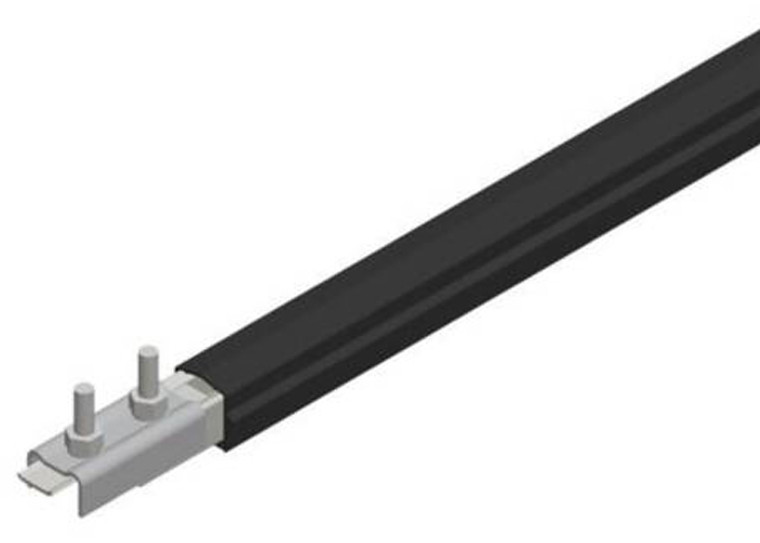 Conductix Conductor Bar Assembly 125A, 14.76 ft. PVC Black UV