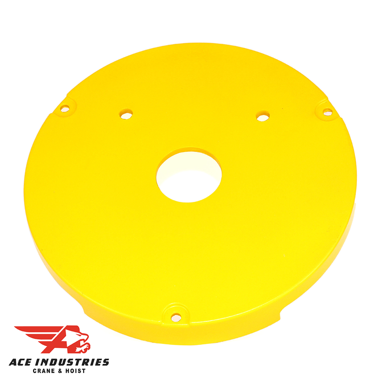 Protective yellow cover for 10T Fem Hoist: durability and safety with Lower Block SHV Cover - 33291802.