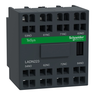 Contactor Auxiliary Contact Block, LADN223