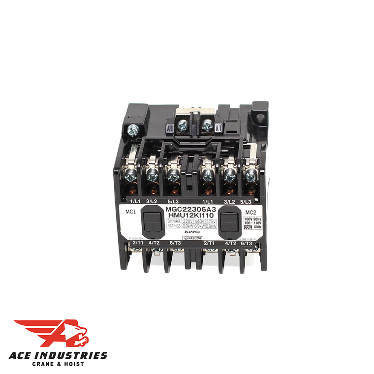 Reliable and efficient, Harrington Contactor MGC22306A ensures smooth motor control for safe industrial hoisting.