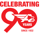Ace Industries 90th Anniversary logo