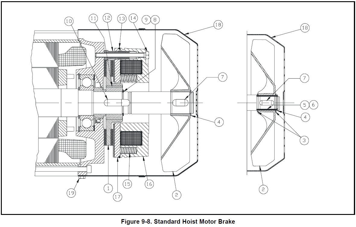 Shop All - Hoist Parts - Shaw-Box Hoist Parts - Shaw-Box 800 Series Parts -  800 Series - Block Parts (3 & 5 Ton) (Fig 9-13) - Ace Industries