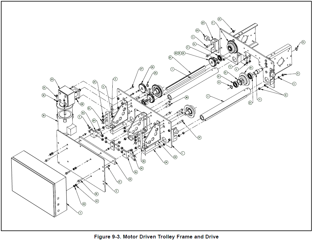 Shop All - Hoist Parts - Shaw-Box Hoist Parts - Shaw-Box 800 Series Parts -  800 Series - Block Parts (3 & 5 Ton) (Fig 9-13) - Ace Industries