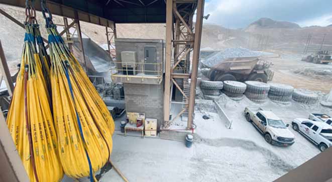 Load test on crusher