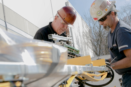 Photo of Ace Industries Overhead Crane Technicians  Working