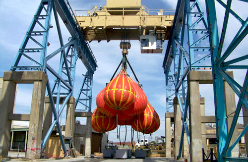 Ace Industries Photo of Load Testing Water Weights