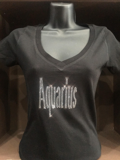 Aquarius Bling T -Shirt