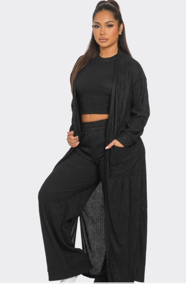 3 piece Black