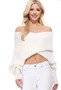 Alicia Multi Wrap Sweater (IVORY)