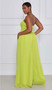 Sprite Wide Leg Jumpsuit (Lime)