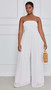 By The Ocean Wide Leg Jumpsuit (White)