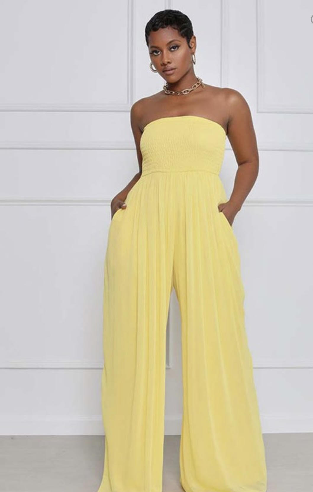 Dress Pants Wide Leg Mustard Jumpsuit Fashion Nova Yellow Striped