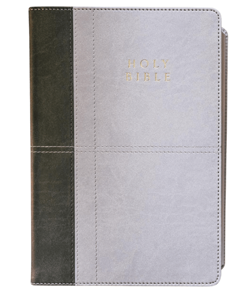 Reformation Heritage KJV Study Bible - Leather-Like Two-Tone Gray