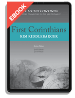 EBOOK First Corinthians, 2nd Edition (Riddlebarger) - The Lectio Continua Commentary Series