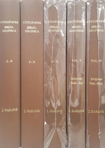 Cyclopaedia Biblio-Graphica 5 Vol. (Darling)