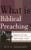 What is Biblical Preaching? - Basics of the Faith Series (Alexander)
