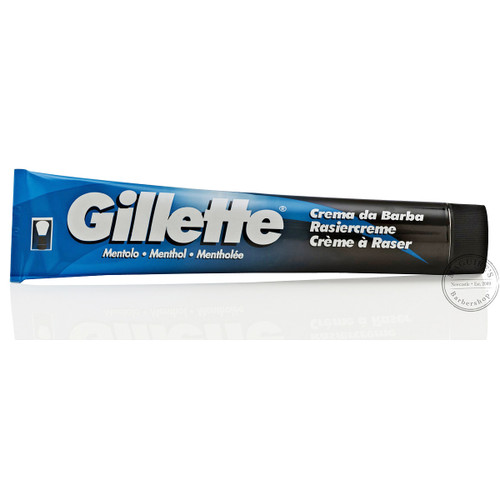 Gillette Shaving Cream Tube - Menthol 100g